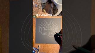 How to draw the Labyrinth the easy way, freehand. Fast