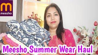 Meesho Summer Wear Haul || Cotton Co-ord set, Tops, Lower || Summer Daily Wear || Priti Sharma Vlogs