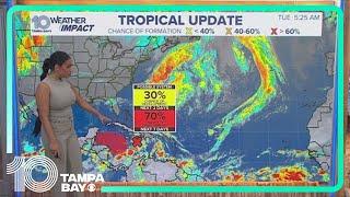 Tracking the Tropics: Disturbance in Caribbean has 70% of developing over next week