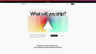 Website design review: Vercel