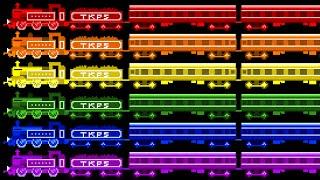 Locomotive Colors - Color Train - Railway Vehicles - The Kids' Picture Show (Fun & Educational)