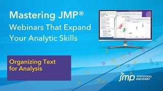 (Mastering JMP) Organizing Text for Analysis