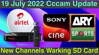 Cccam New Update | Airtel New Channels Working SD Card  @DthTech Dth Tech