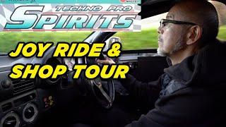 Legendary Japanese Tuner Techno Pro Spirits Joy Ride & Shop Tour!