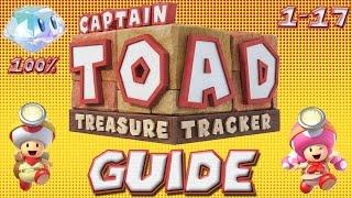 Captain Toad: 1-17 Blizzard on the Star Express (100% Guide)