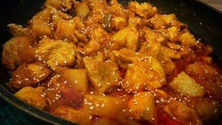 طرز تهیه یک غذای فوری و خوشمزه با سینه ی مرغ |Eine schnelle und köstliche Mahlzeit mit Hähnchenbrust