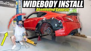 Installing the Krotov Widebody on the $1,000 Genesis Coupe!