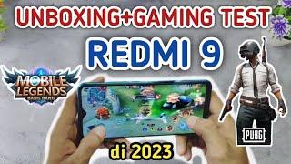 UNBOXING + GAMING TEST (MLBB+PUBG) redmi 9 ram 3gb