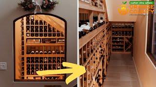 Maximize Your Space: Build a Wine Cellar Under the Stairs