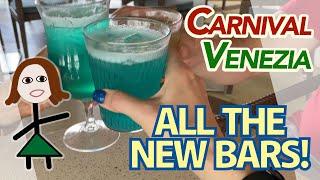 Ranking ALL the bars on the Venezia! Carnival's newest ship!