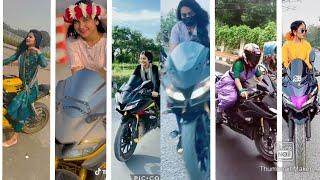 Bangladeshi Lady Biker TiK ToK video..বাংলাদেশের লেডি বাইকার ..lady biker TiK ToK video..