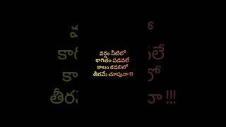 కాలం కడలిలో తీరమే చూపునా !!!