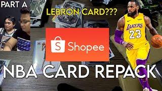 Hunting LeBron Card | Shopee NBA Cards Repack  | Hoop-Cravers Unboxing Episode 1 - Part A