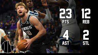 Domantas Sabonis Highlights | Spurs vs. Kings | 11th Nov 2024