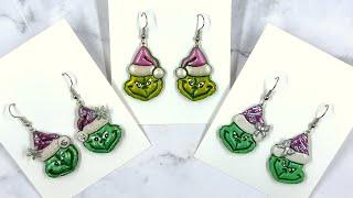 POLYMER CLAY JEWELRY & KEOKER TOOLS TUTORIAL: IT'S THAT "GRINCHY" TIME OF YEAR!!...