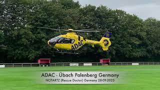 ADAC - NOTARTZ | Take Off rescue helicopter  GERMANY