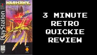 Warhawk for Sony Playstation - 3 Minute Retro Quickie Reviews