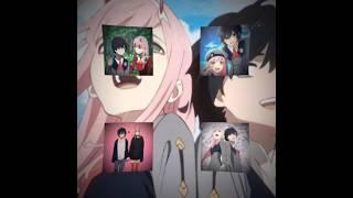 ZERO TWO AND HIRO  EDIT CAPCUT PRO VIDEO #hiro #hiroxzerotwo #animegirl #edit