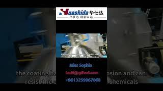 huashida Multi-Station Epoxy Powder Coating Equipment for Steel Pipes#shorts #pipe #3lpe #pipeline