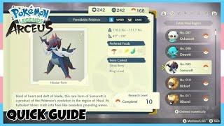 Where To Catch Hisuian Samurott *Alabaster Icelands* In Pokemon Legends Arceus | Location QuickGuide