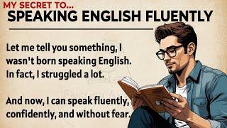 My Secret to Speaking English Fluently || Speak English Like a Native || Graded Reader 