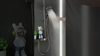 A shower that feels like a gentle rain, refreshing and soothing your skin.