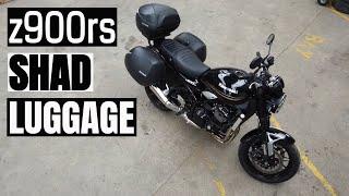 Kawasaki Z900RS - Shad Luggage and how to fit the pannier mounts.