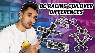 BC Racing Coilover Differences