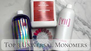 3 BEST ACRYLIC MONOMERS | UNIVERSAL ACRYLIC MONOMER | NAILTOBER DAY 7