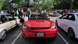 Best cars and coffee in Atlanta | 4K | 2024 Porsche | Drive | 718 | GTS | AMG | C63 | April 2025 |