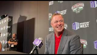 2024 Mountain West media days | New Mexico HC Bronco Mendenhall