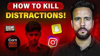 KILL all your Distractions & Stop wasting time  | Ashu Sir #boardexam