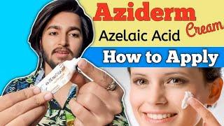 Aziderm Cream Information In Hindi | Azelaic Acid Cream Review | Sahil Nagpal Skin