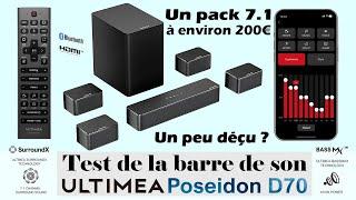 Test du système audio 7.1 ULTIMEA Poseidon D70 avec application GSM. Est-il vraiment immersif ?!?