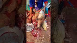 Amazing big katla fish cutting skills #foryou #shorts #youtube #fish #food ##fishcutting #streetfood