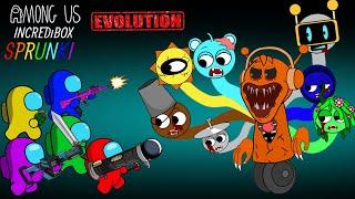 어몽어스 Among Us vs Multi-Headed Sprunki Evolution | AMONG US ANIMATION