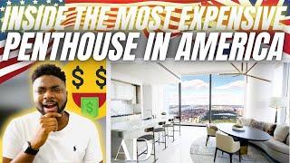 BRIT Reacts To INSIDE THE MOST EXPENSIVE PENTHOUSE IN AMERICA!