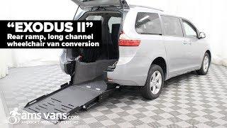 Rear Entry Wheelchair Van Quick-look: Long Channel "Exodus II" Conversion | AMS Vans