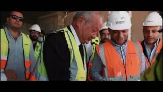 Naguib Sawiris while following up on the ZED West construction process - Zed Egypt