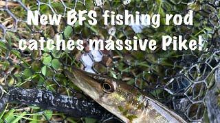 NEW BFS fishing rod for winter - UK Canal Lure fishing Pike & Perch