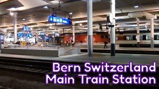 Bern Switzerland Main Train Station || Walking Around And Eat At The Hans Im Gluck Restaurant