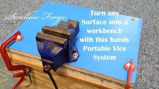 Build a versatile removable Vice (vise) Mount : Swallow Forge No. 21