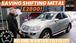 NO ONE WANTED TO FIX THIS MERCEDES W164 ML V6 CDI! WE SAVED SHIFTING METAL £2800!