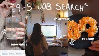 Job Search Vlog | cooking, UX interviews, & update!!