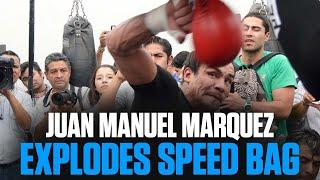 Juan Manuel "Dinamita" Márquez EXPLODES a speed bag