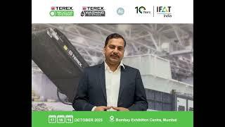 Mr  Ankit Awasthi, DGM Sales  Recycling, Terex Recycling Systems - IFAT India 2023