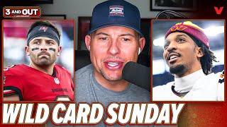 Jayden Daniels, Commanders win + Josh Allen’s Buffalo Bills CRUISE on NFL Wild Card Sunday | 3 & OUT