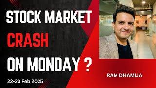Stock Market Crash on Monday? Weak Global Cues | How much more can markets correct? Nifty Prediction