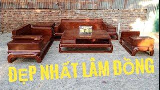 Nội Thất Sofa Zito Gỗ Phòng Khách Đẹp Bàn Ghế Sofa Zito Đùi Gà Gỗ Hương Đá Bàn Ghế Phòng Khách Đẹp