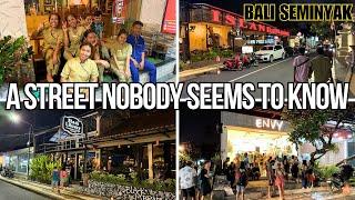 Bali Seminyak 4K Night Street Walking Tour Today 2024